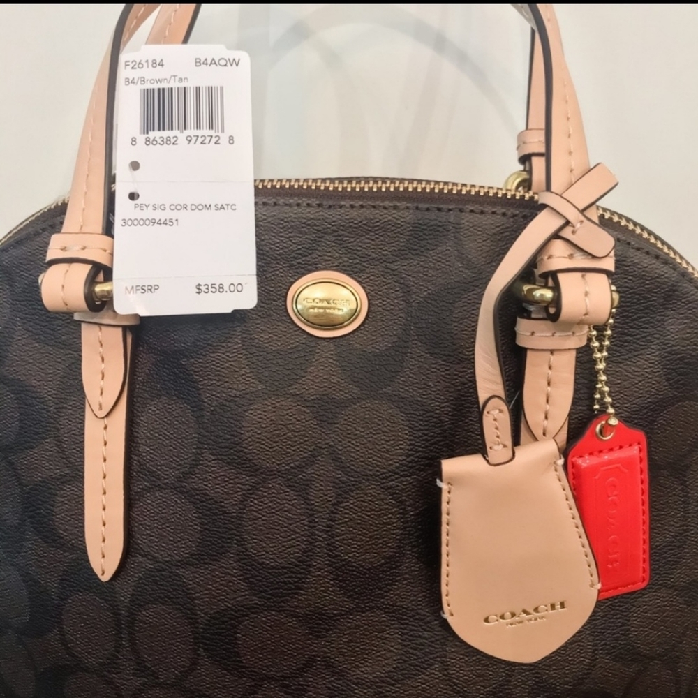 Coach Logo Domed Purse